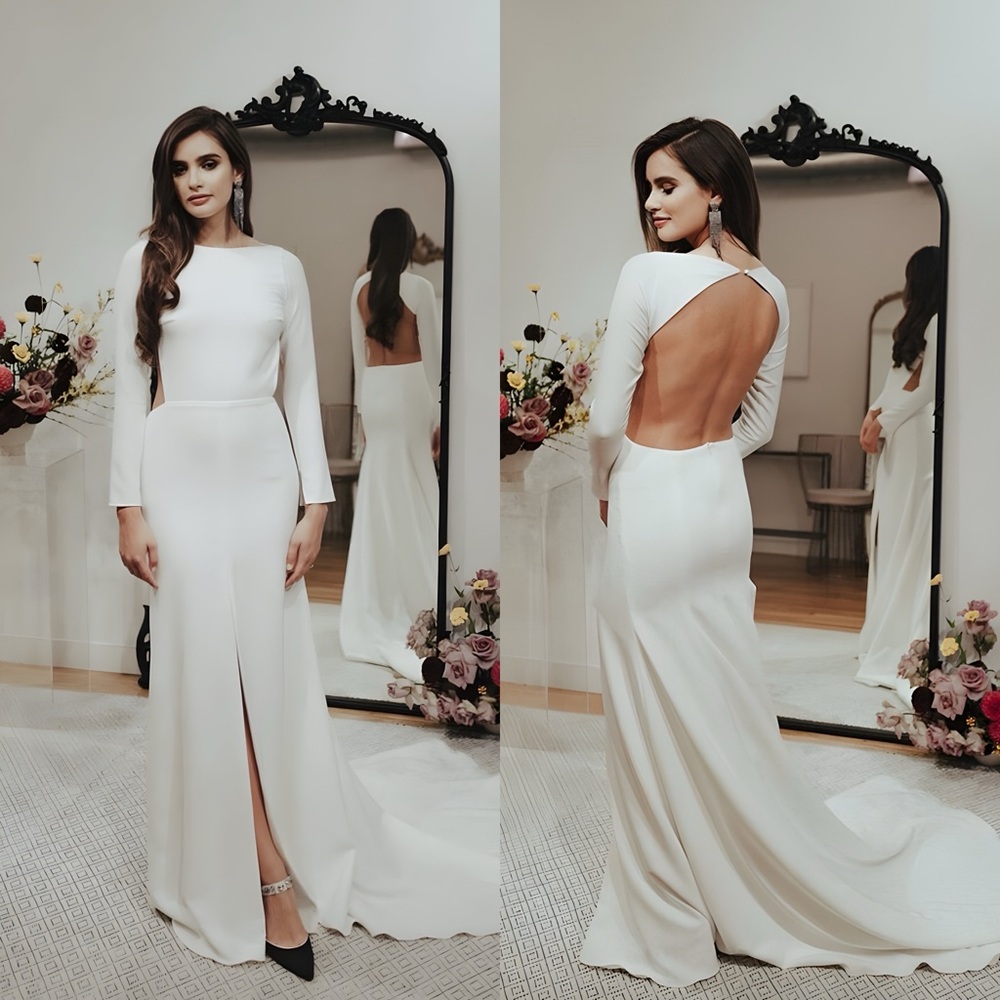 Sarah Seven Wedding Dress Gown | Ivory | Size (4/6) - Picture 13 of 16